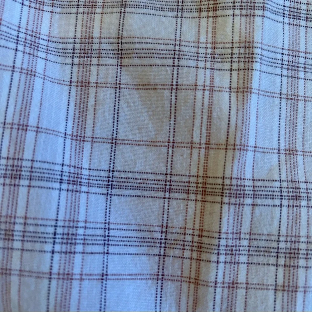 Perry Ellis Men’s White Plaid Shorts, 36 - Picture 3 of 4